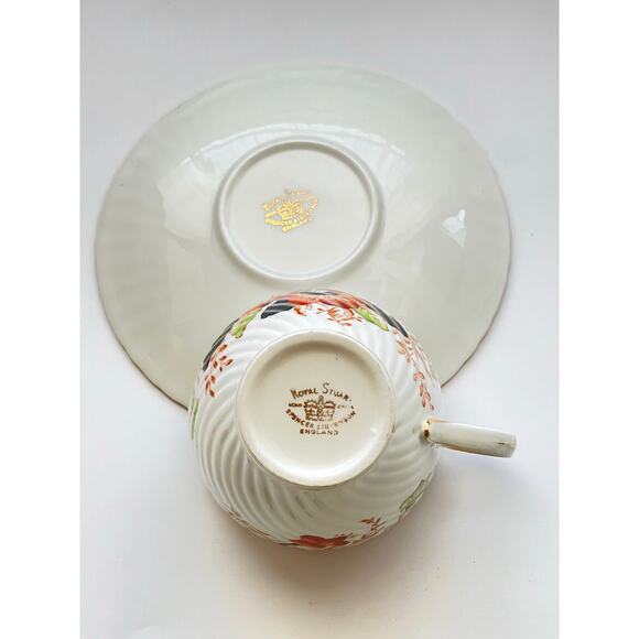 Vintage Rare Find Royal Stuart Spencer Stevenson England Cup & Saucer - Picture 7 of 8